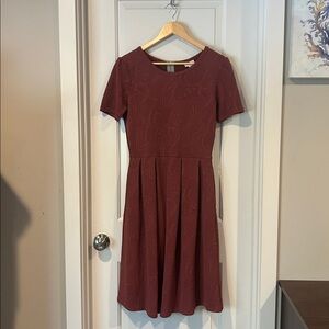 LuLaRoe Burgundy Knit Top